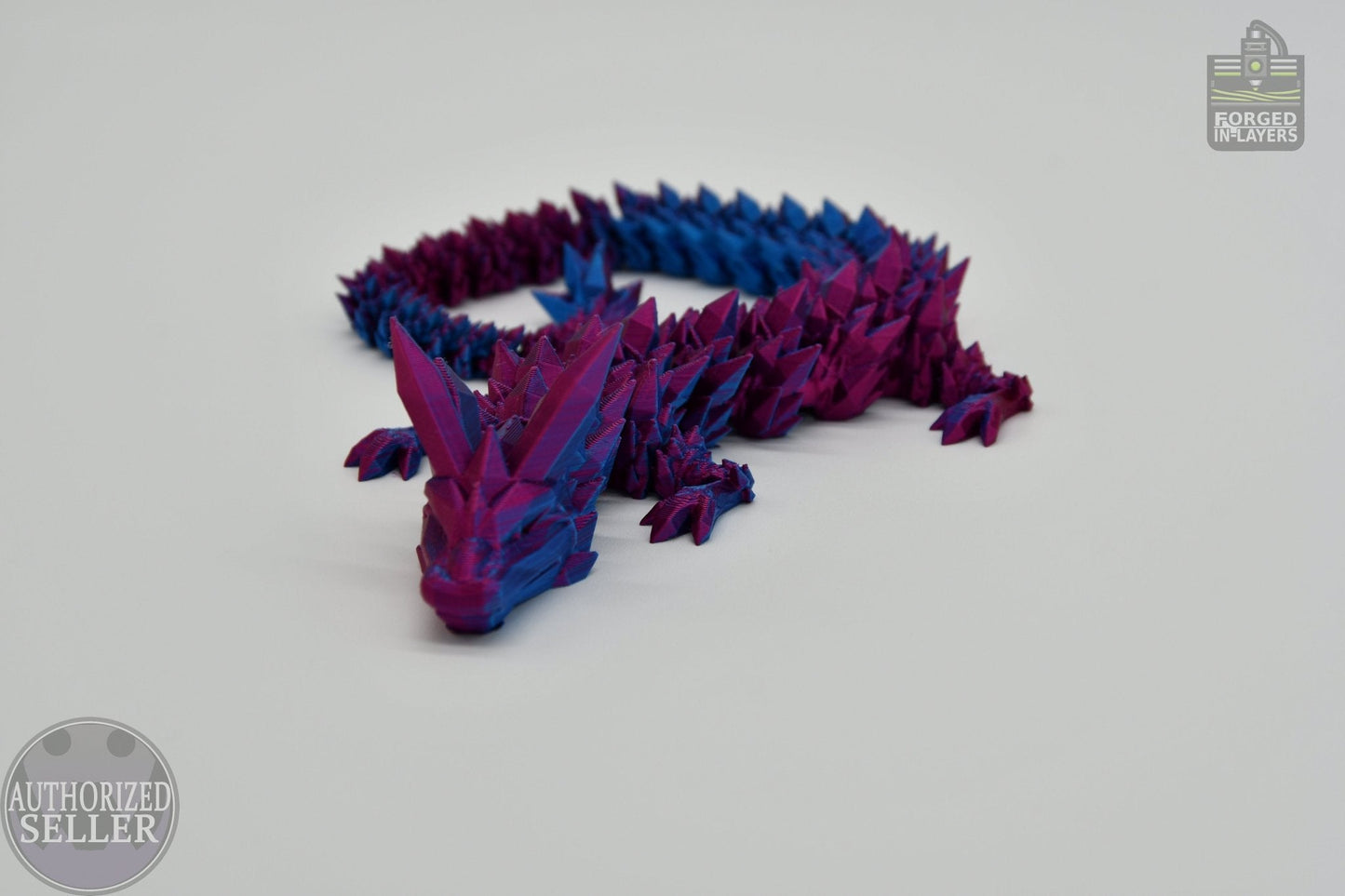 Articulating Crystal Dragon - Forged In - Layers