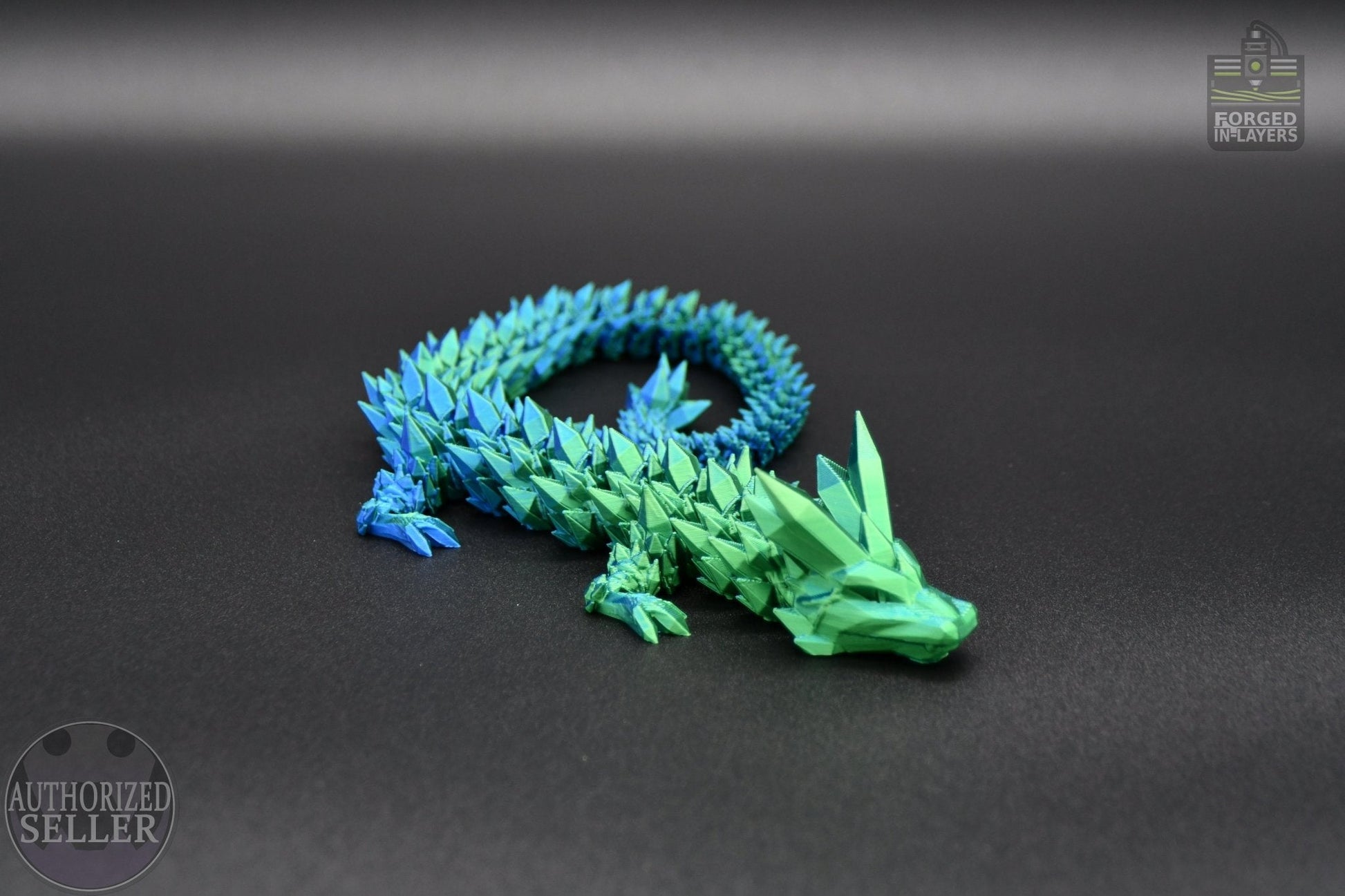 Articulating Crystal Dragon - Forged In - Layers