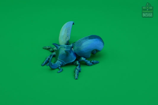 Unicorn Beetle (Articulated) - Forged In - Layers